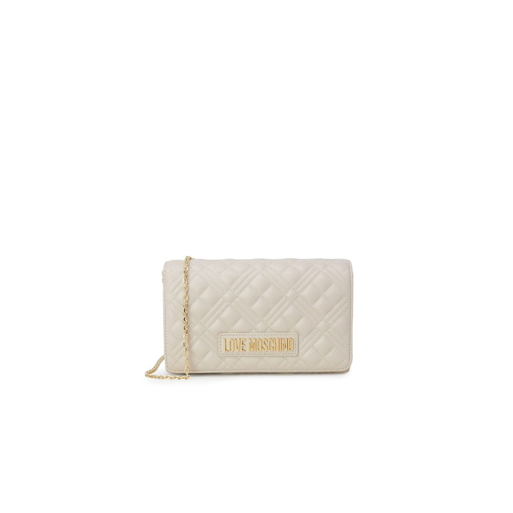 Beige polyetylen-veske