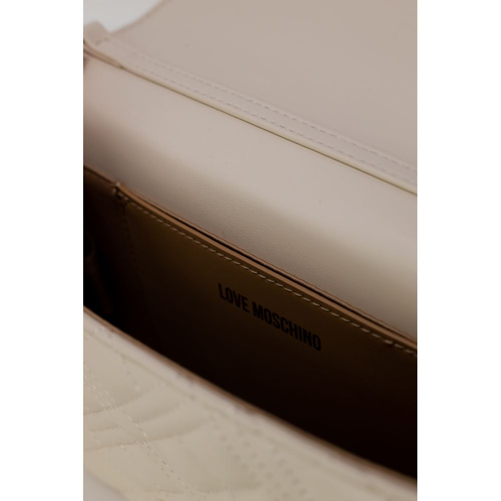 Beige polyetylen-veske
