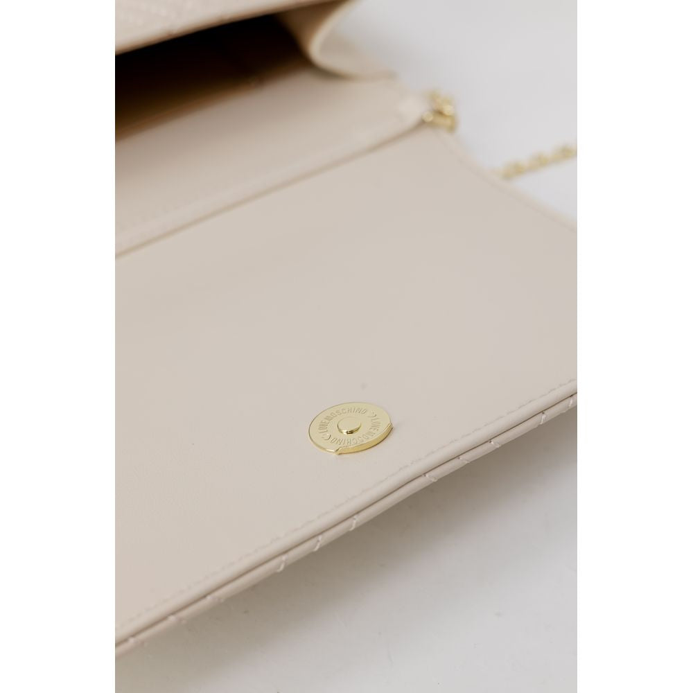 Beige polyetylen-veske