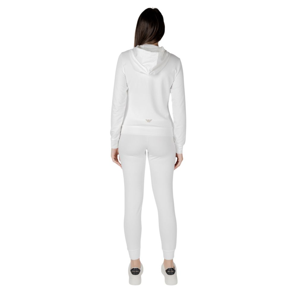 Krämfärgad träningsoverall i polyester
