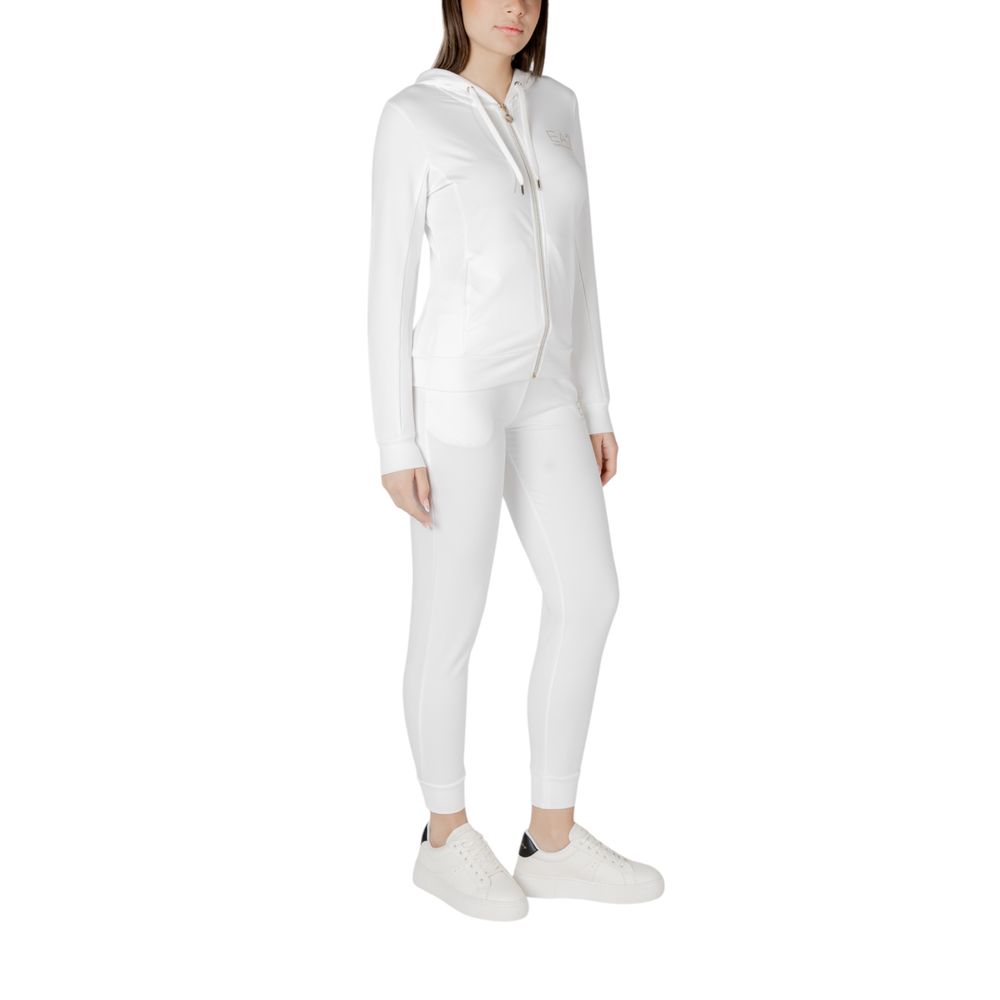 Krämfärgad träningsoverall i polyester