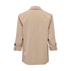 Only Beige Viscose Blazer