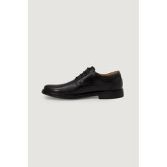 Clarks Black Leather Oxfords And Derbies