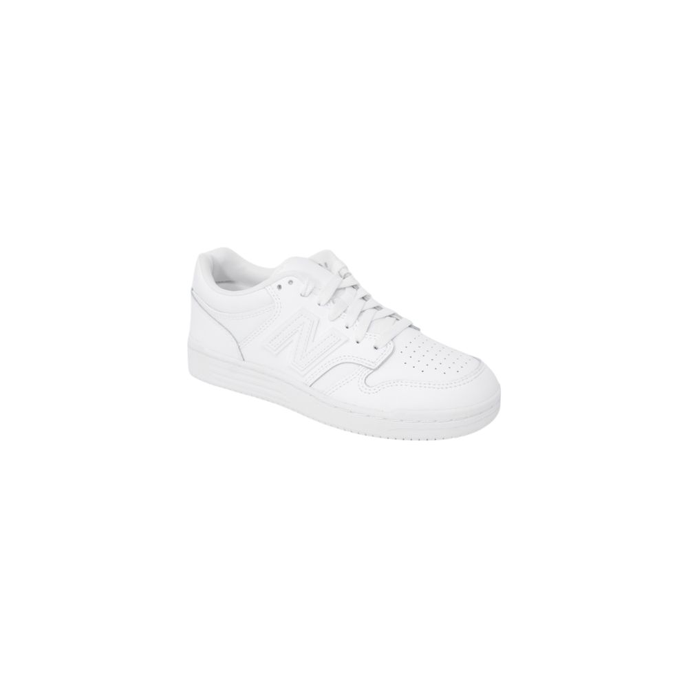 Vit lädersneaker