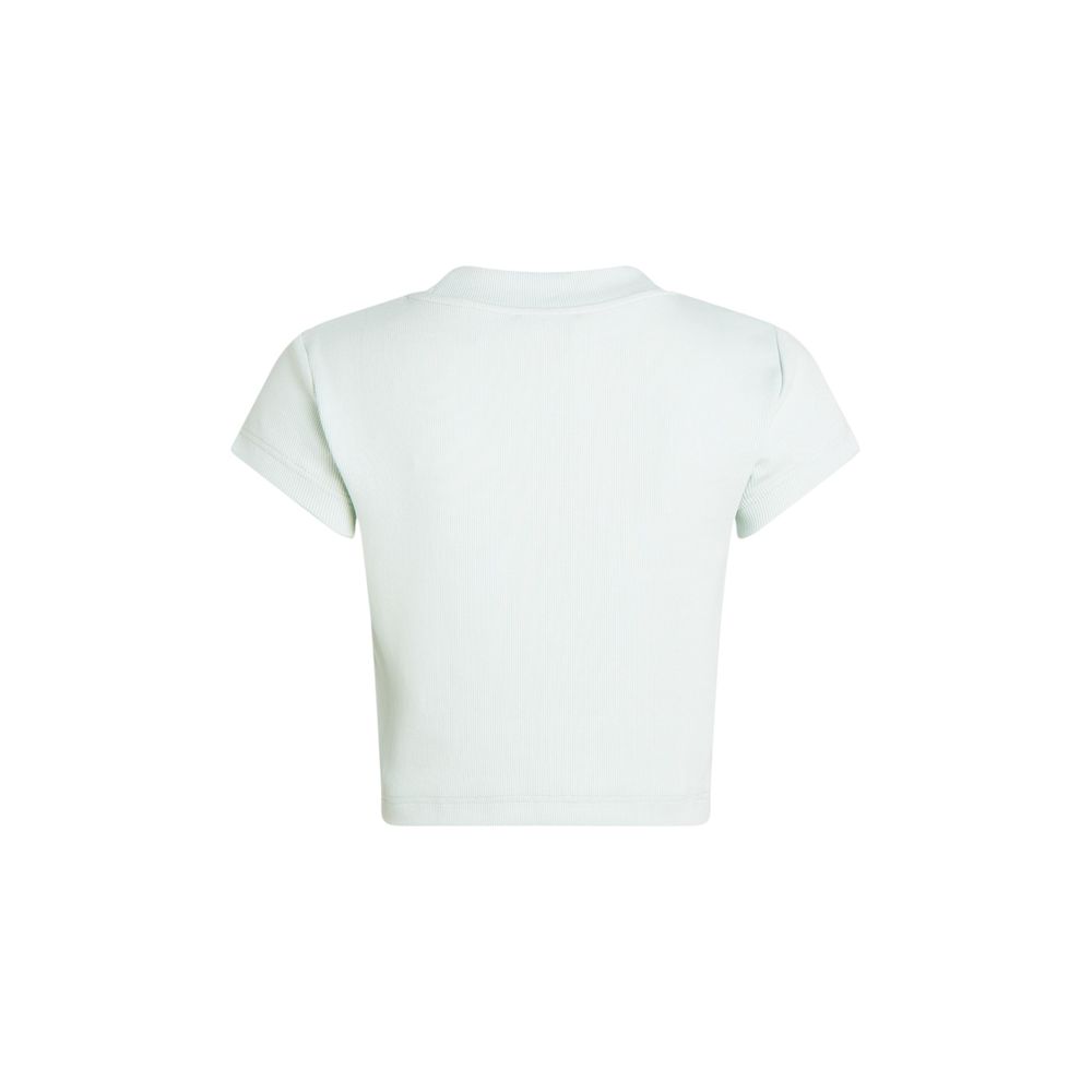 Grön bomulls-T-shirt