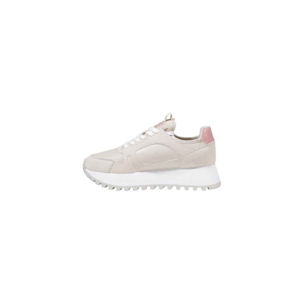 Beige polyestersneaker