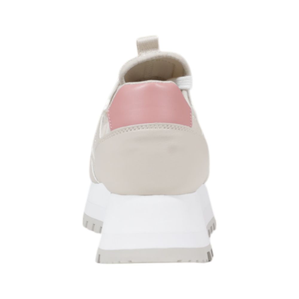 Beige polyestersneaker