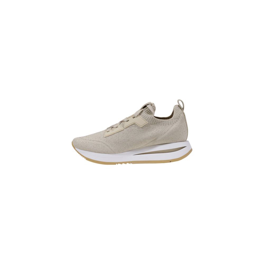 Beige polyestersneaker