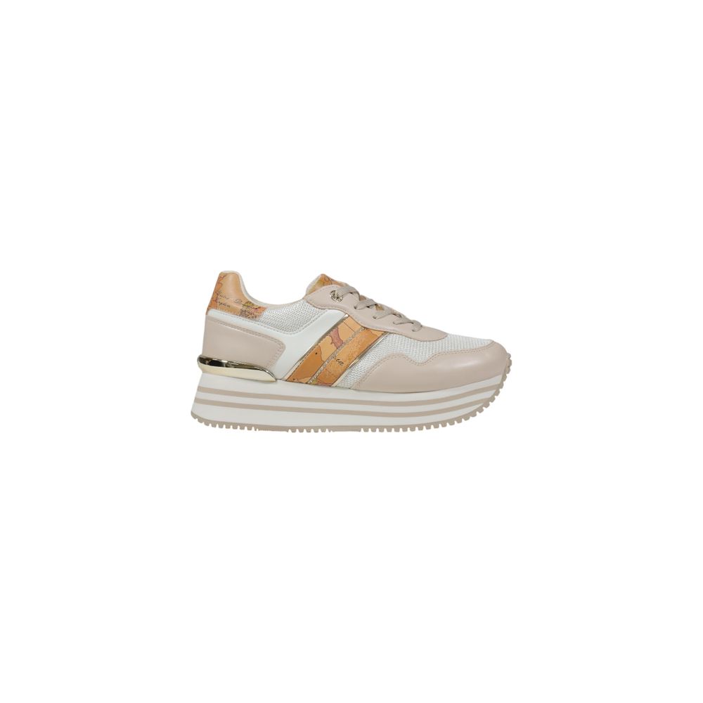 Beige polyetylen-sneaker