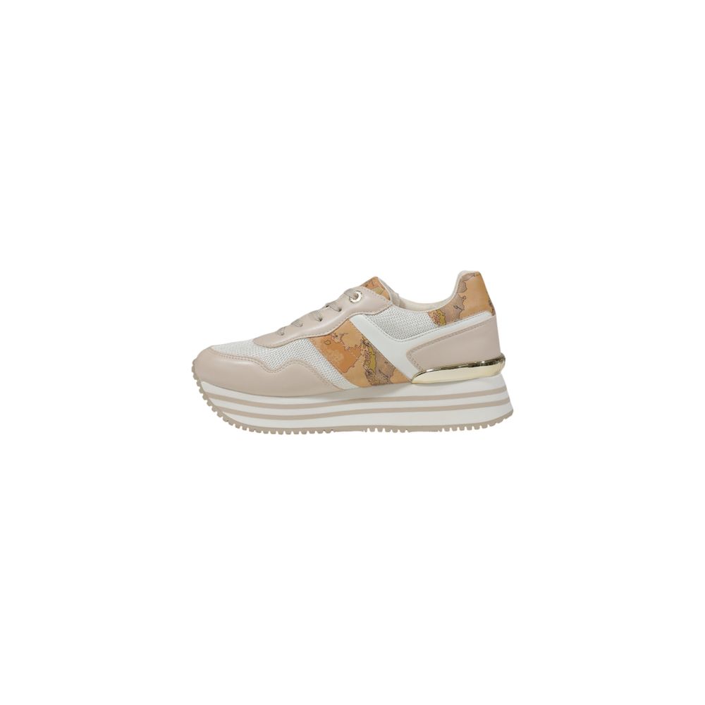 Beige polyetylen-sneaker