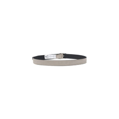Antony Morato Gray Leather Regular Belt