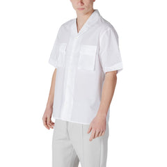 Antony Morato White Lyocell Shortsleeve Shirt