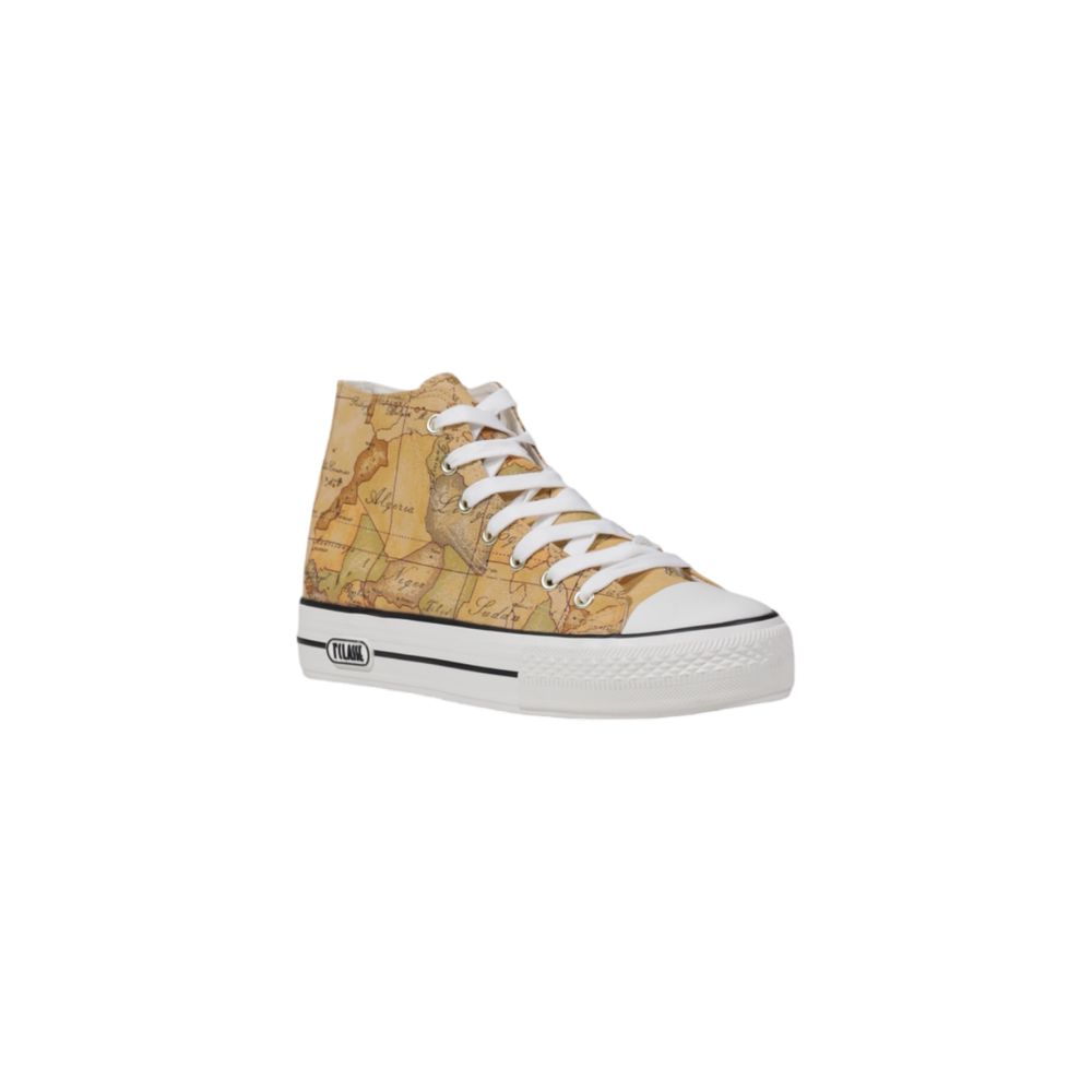 Beige tygsneaker