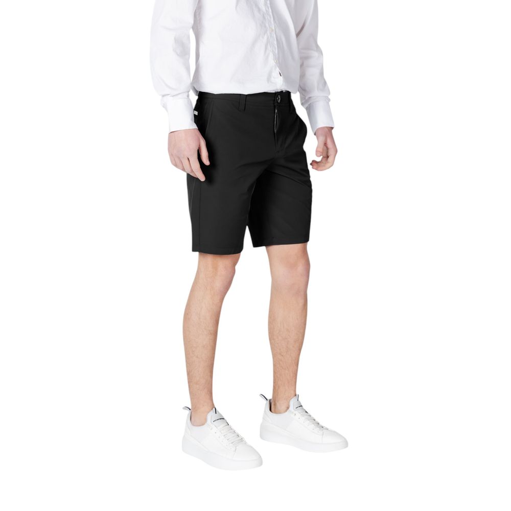 Svart polyamid Bermuda