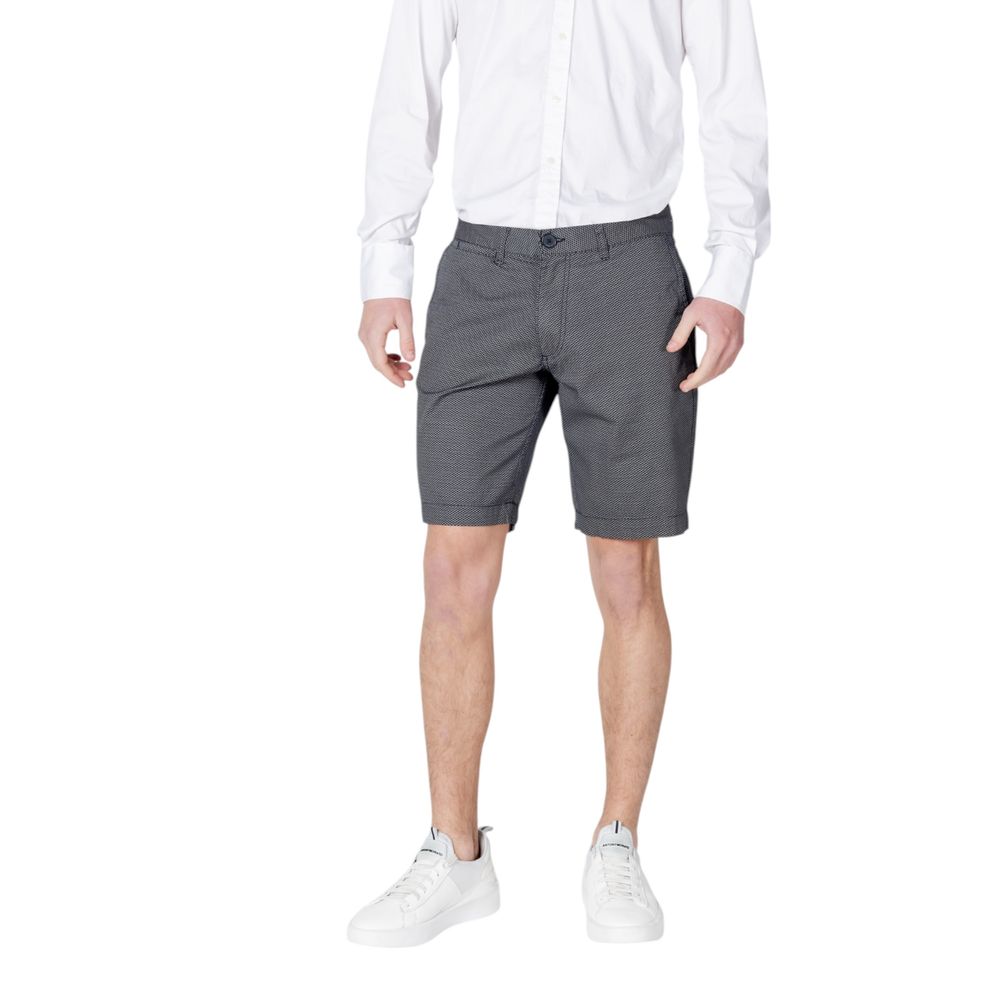 Blå bomullsshorts