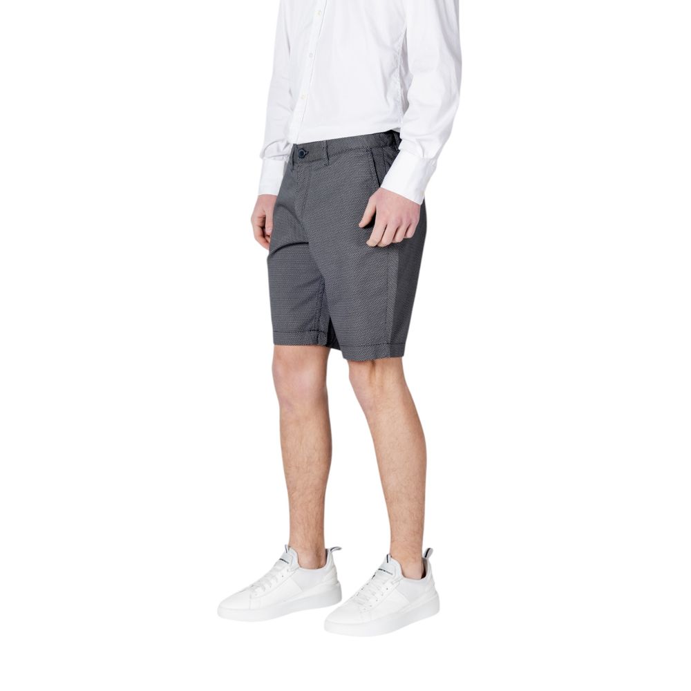 Blå bomullsshorts