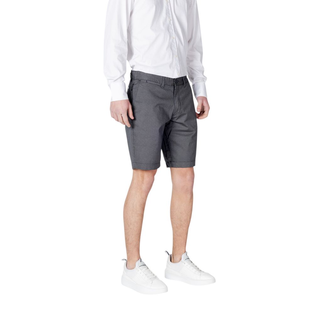 Blå bomullsshorts