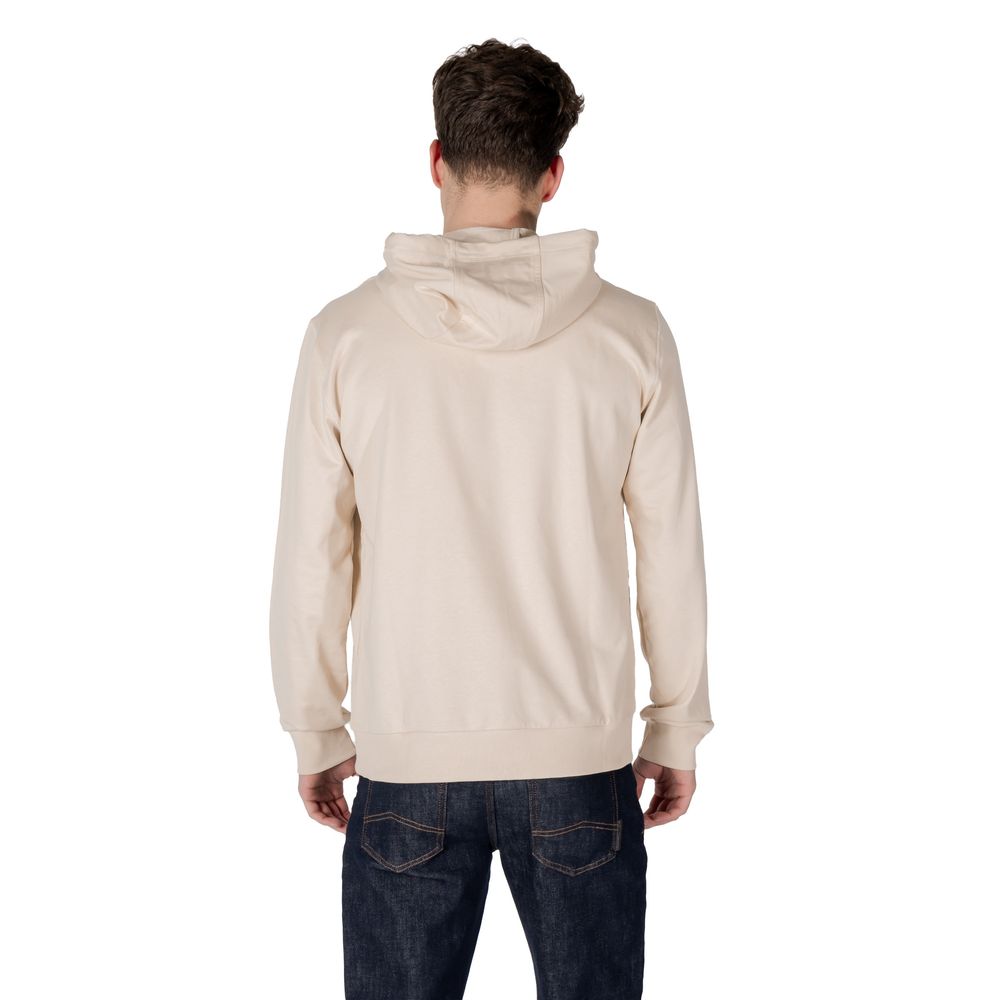 Beige bomullshettegenser