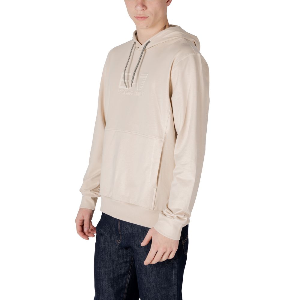 Beige bomullshettegenser