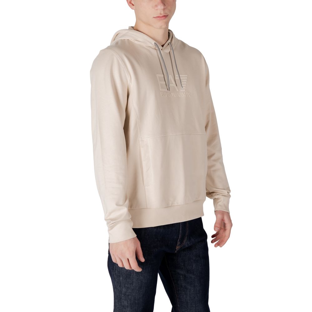 Beige bomullshettegenser