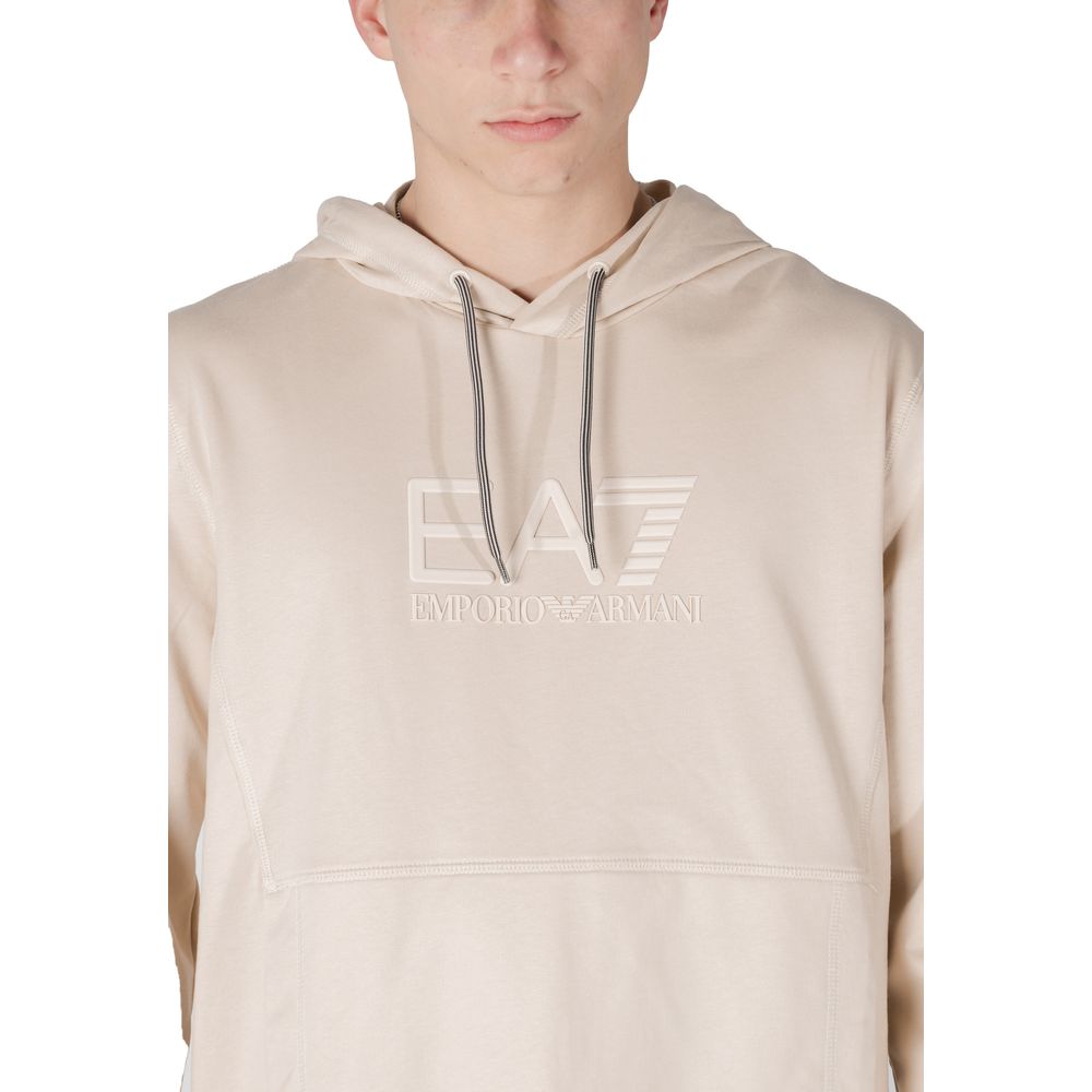 Beige bomullshettegenser