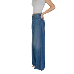 Replay Blue Cotton Bootcut Jeans