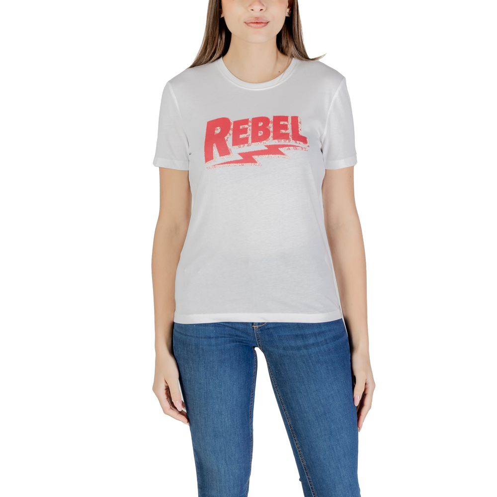 Rosa t-shirt i ekologisk bomull
