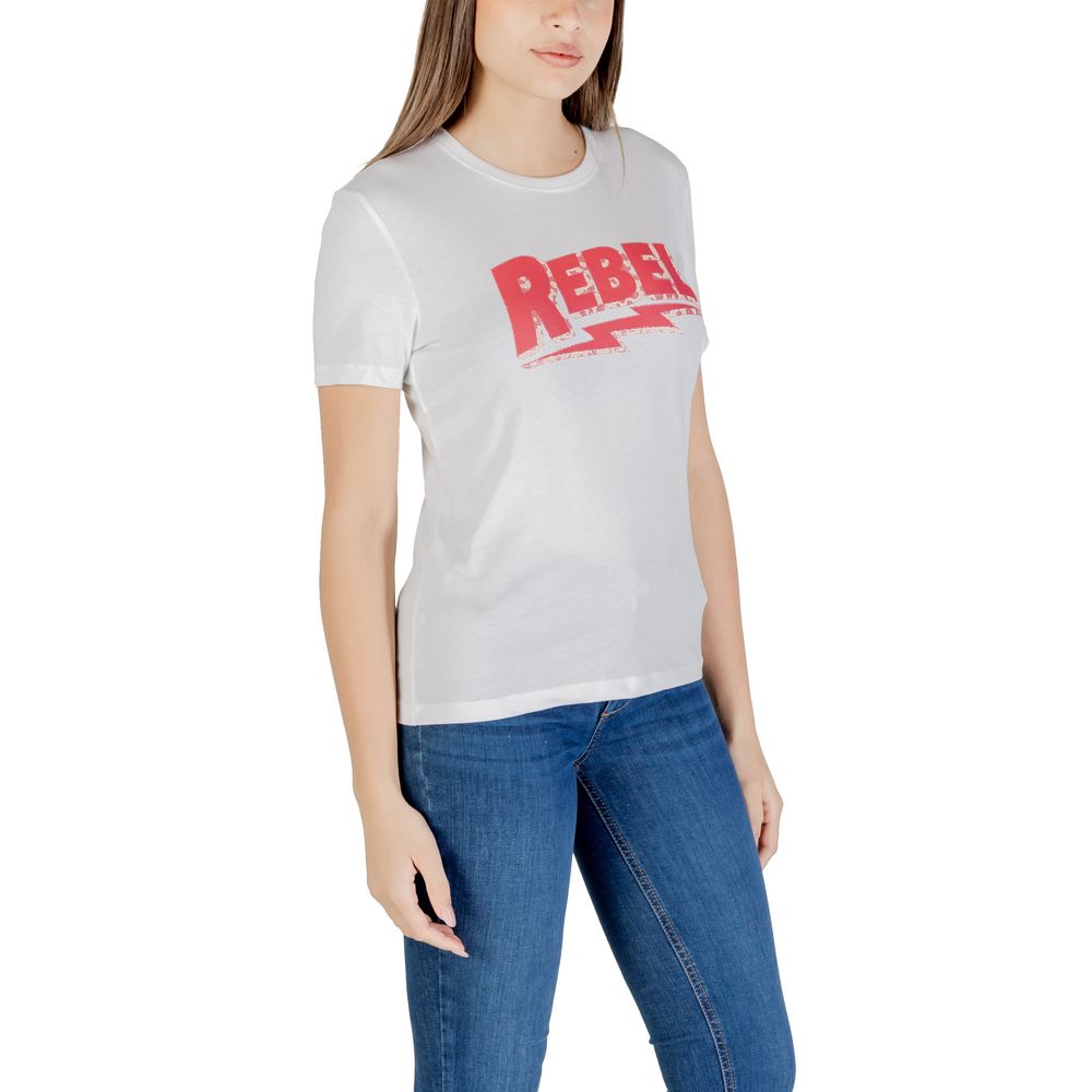 Rosa t-shirt i ekologisk bomull