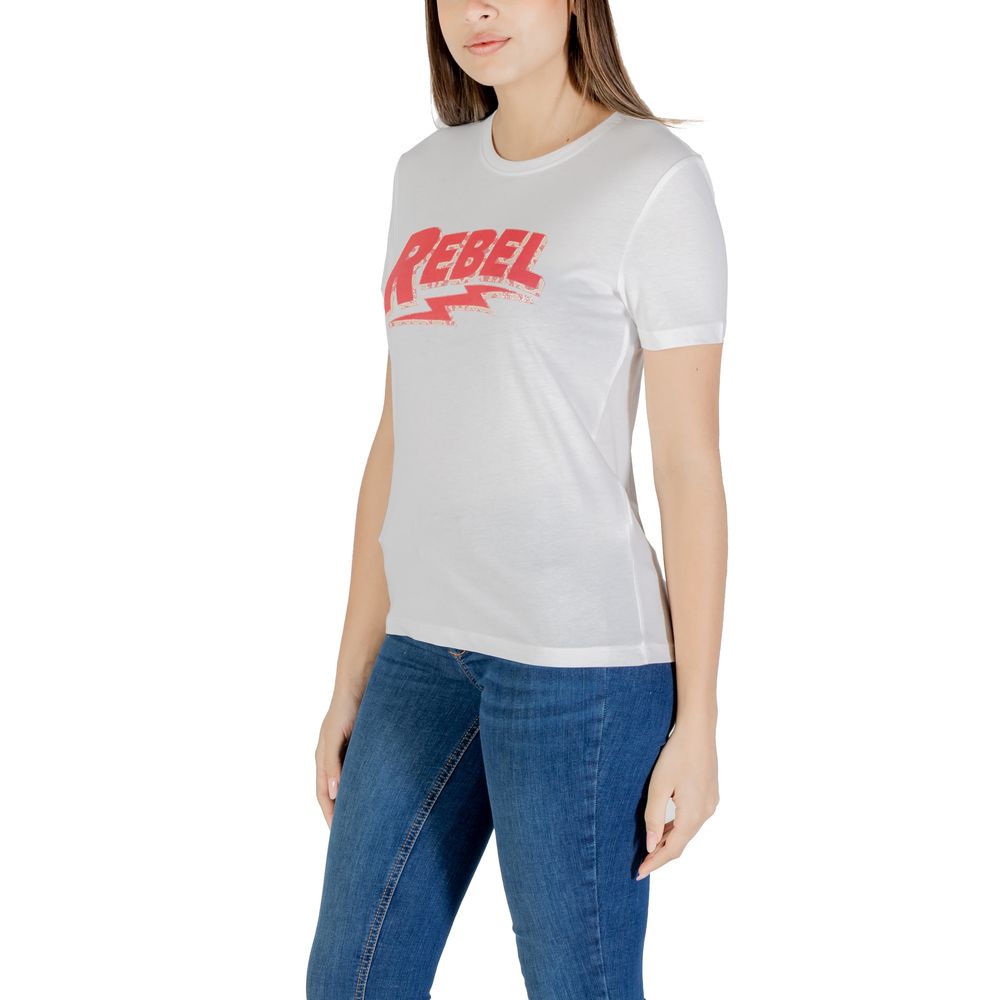 Rosa t-shirt i ekologisk bomull