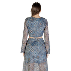 Only Blue Recycled Polyester Top