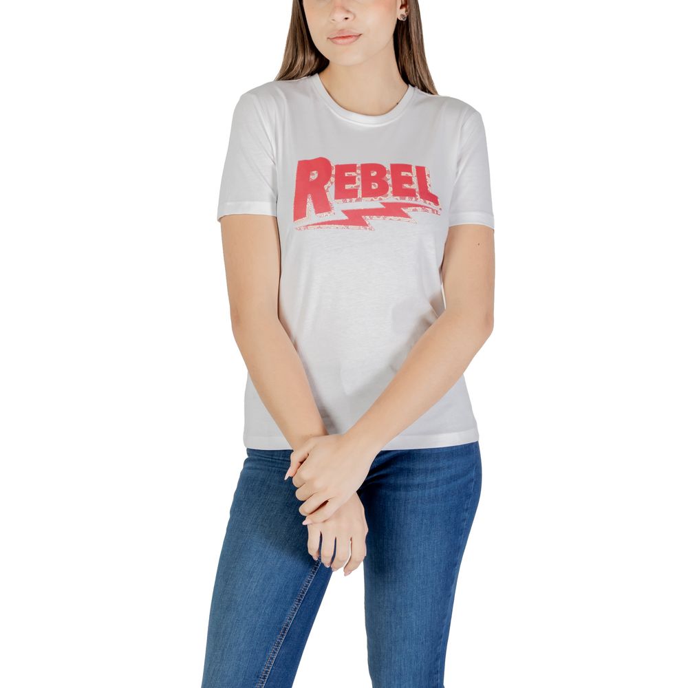 Rosa t-shirt i ekologisk bomull