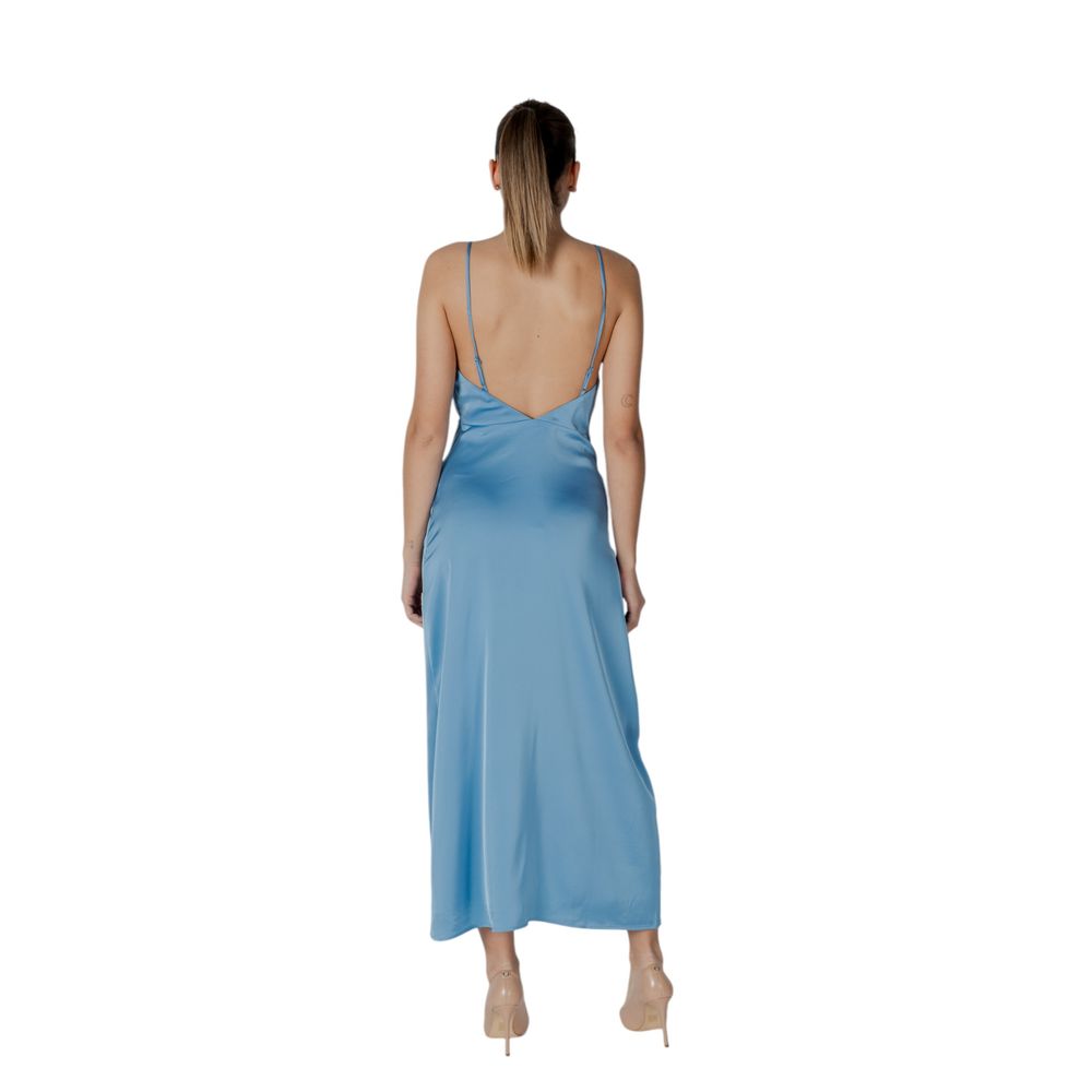 Turkos polyester lång