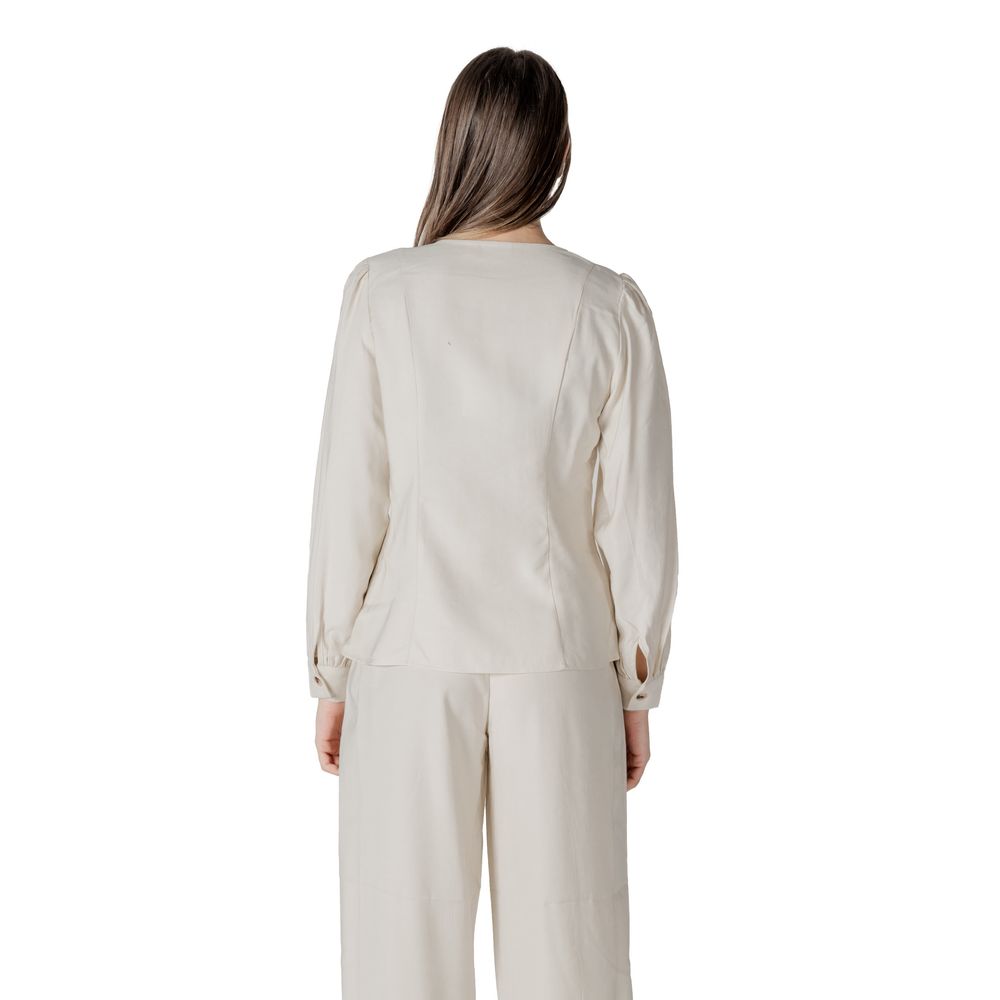 Cream Viscose Top