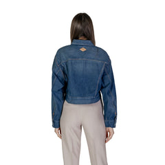 Replay Blue Cotton Denim Jacket