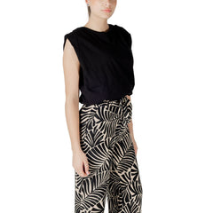 Jacqueline De Yong Black Cotton Top