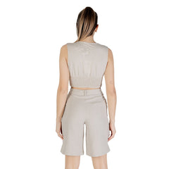 Only Beige Viscose Top