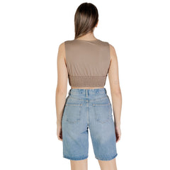 Only Brown Viscose Top