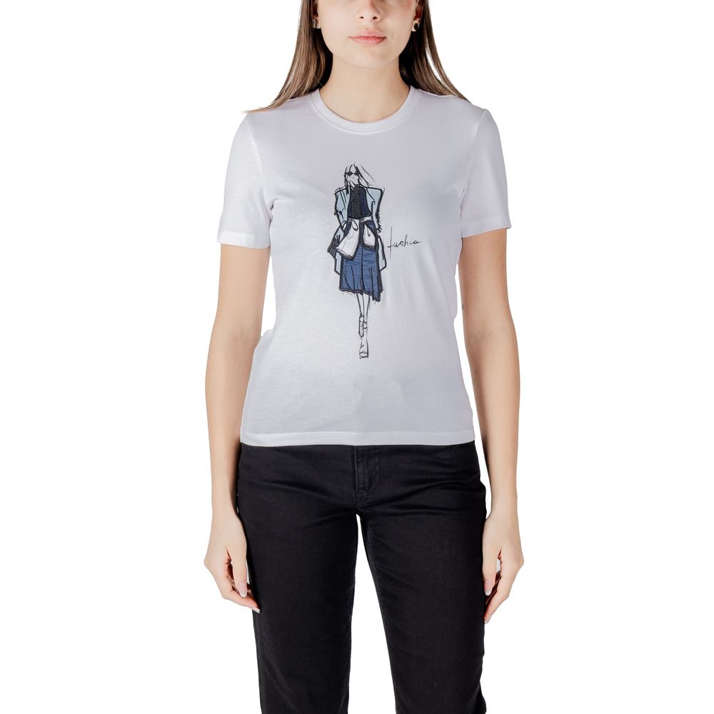Vit t-shirt i ekologisk bomull