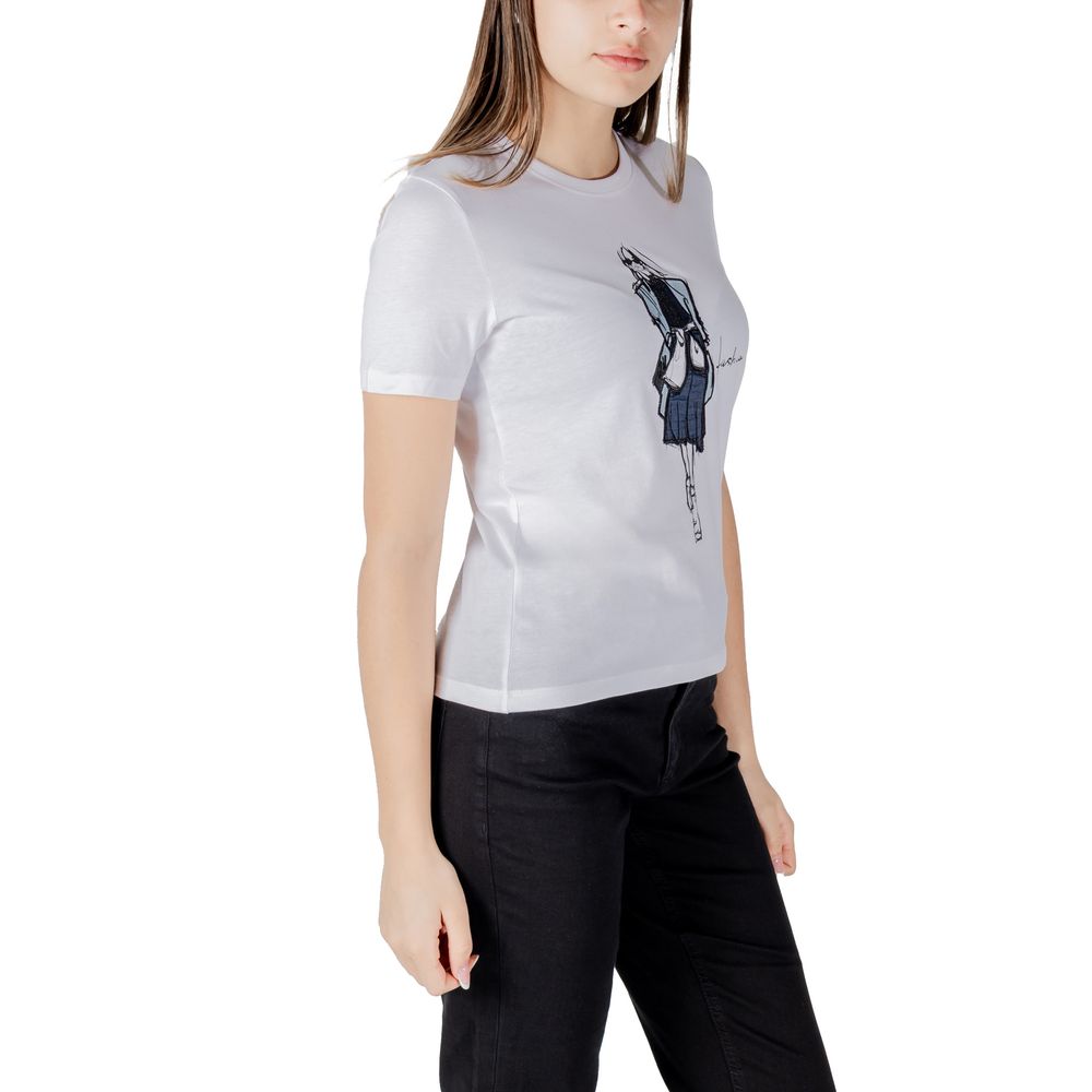 Vit t-shirt i ekologisk bomull
