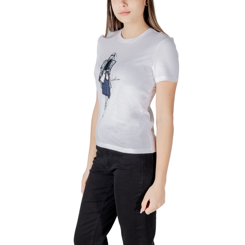 Vit t-shirt i ekologisk bomull