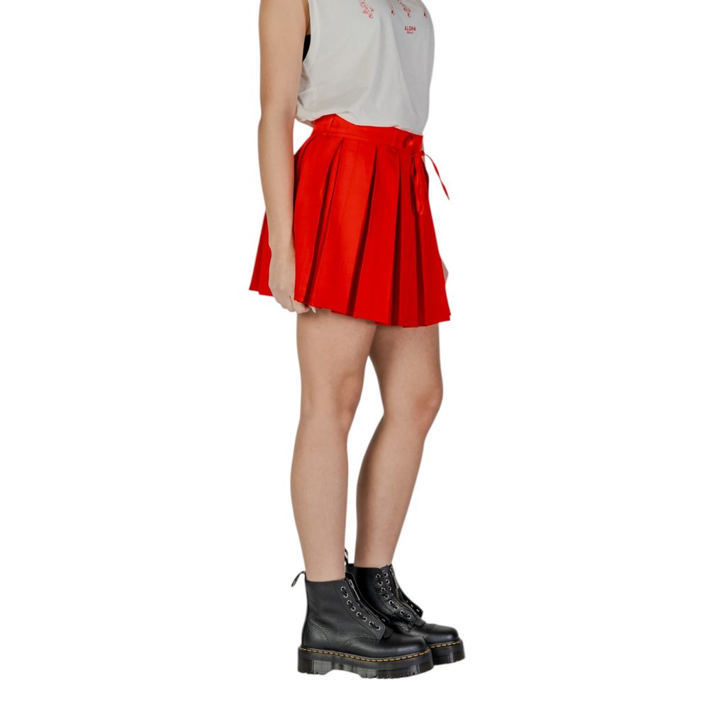 Röd återvunnen polyester mini