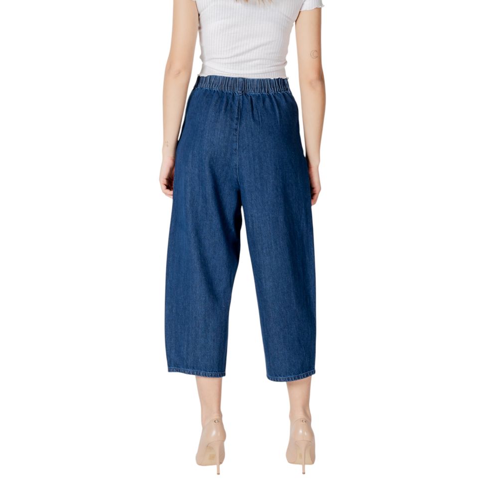 Blue Cotton Jeans Denim