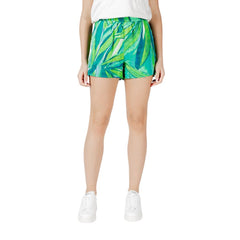 Only Green Viscose Shorts