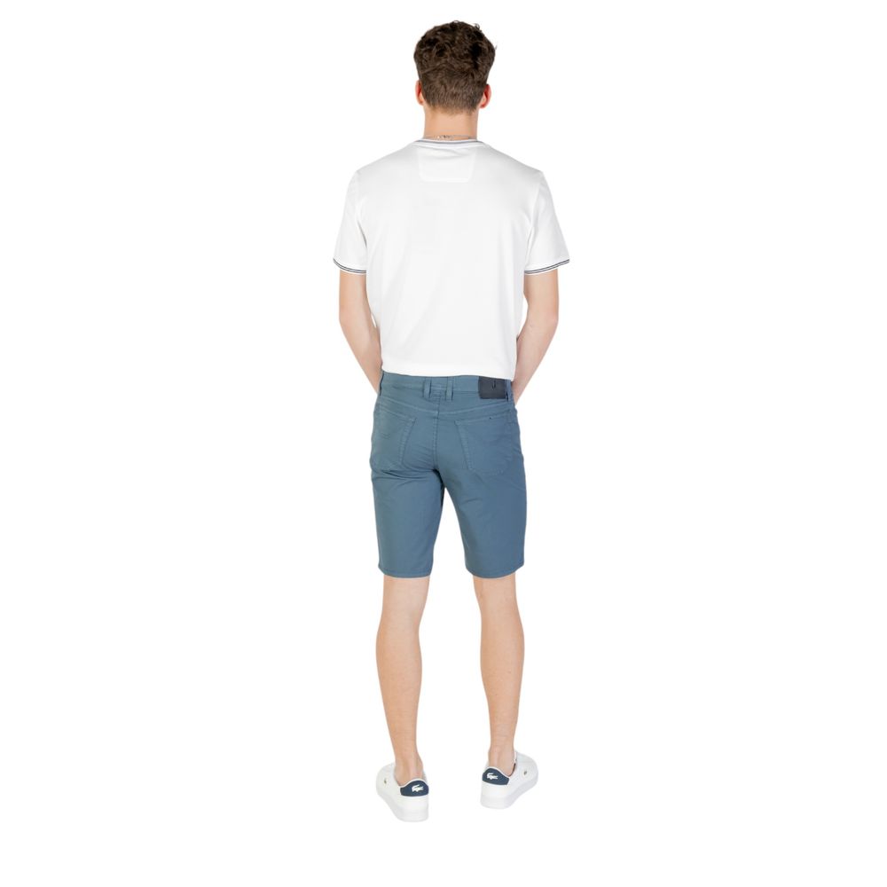 Blue Cotton Bermuda