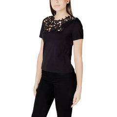 Morgan De Toi Black Cotton T-Shirt