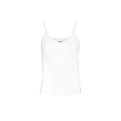 Morgan De Toi Cream Viscose Tank Tops