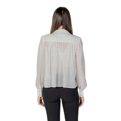 Morgan De Toi White Polyester Blouse