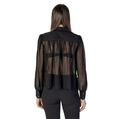 Morgan De Toi Black Polyester Blouse