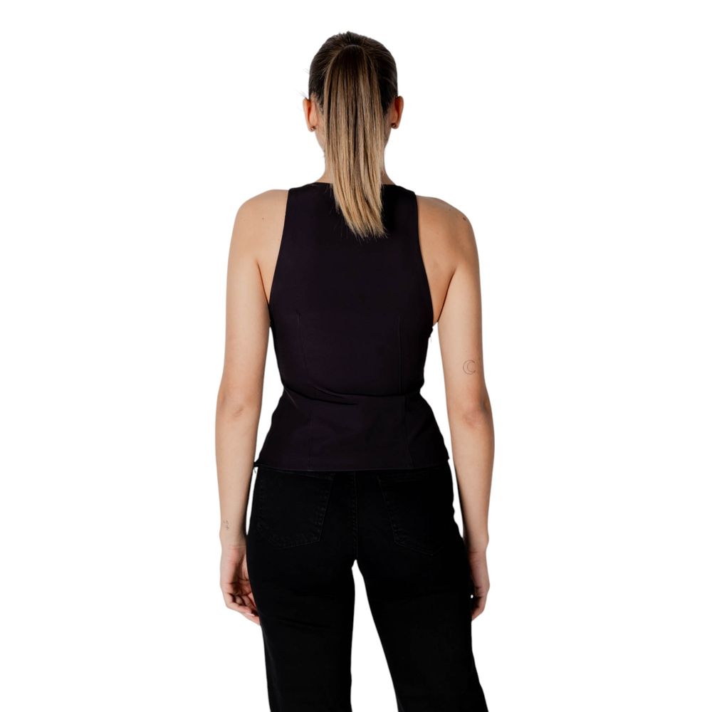 Black Polyester Top