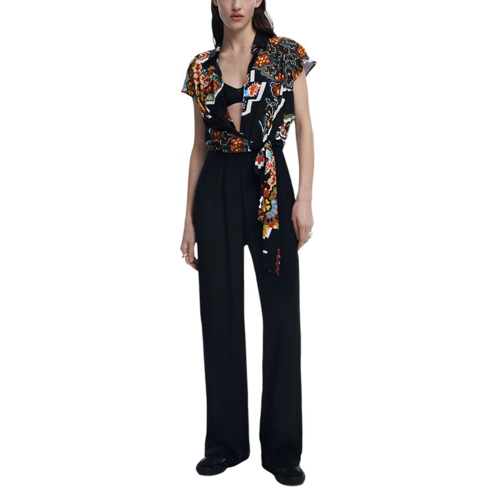 Black Viscose Jumpsuit